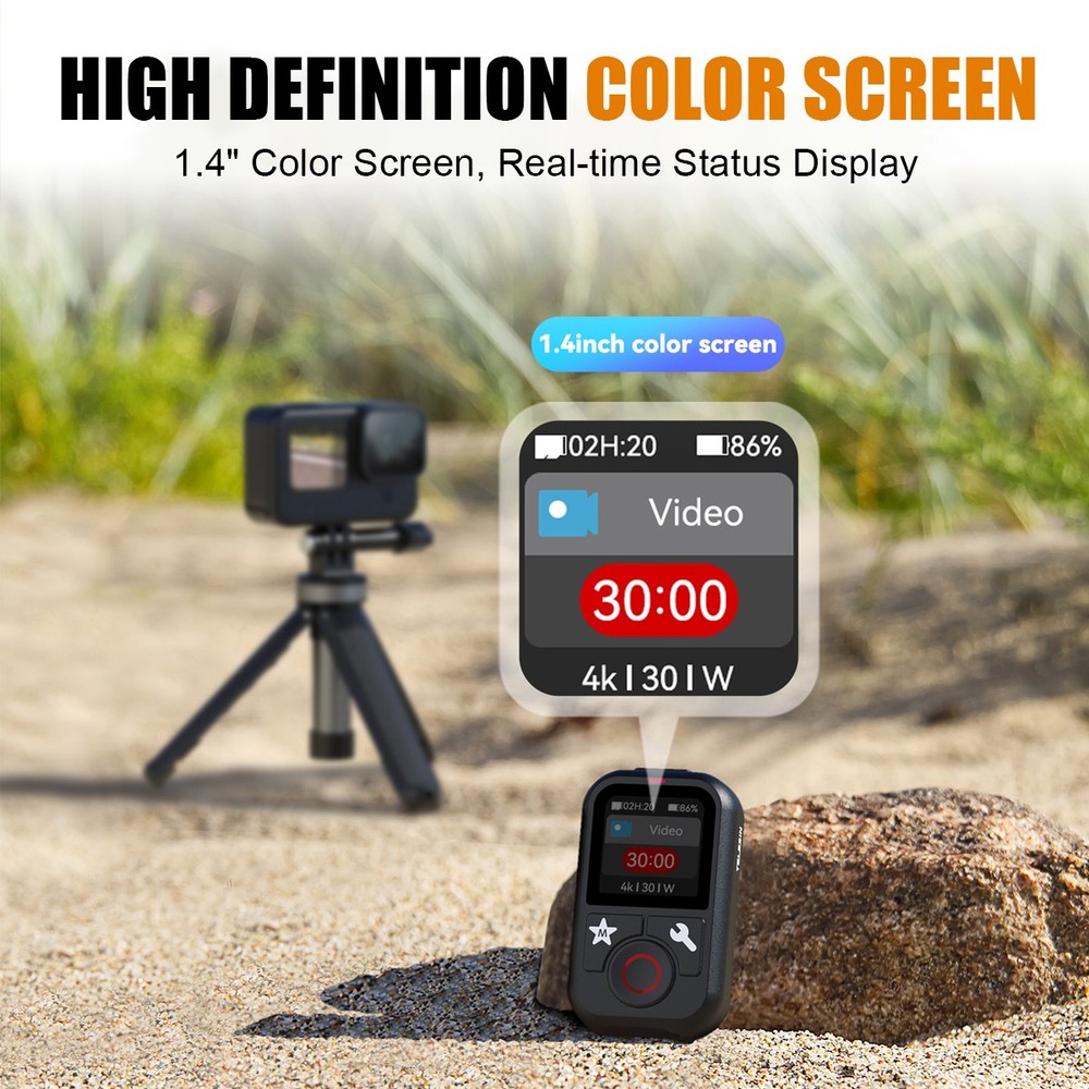 Bluetooth Wireless Remote Controller For GoPro Hero 13 12/11/10/9 Max#Camera^^