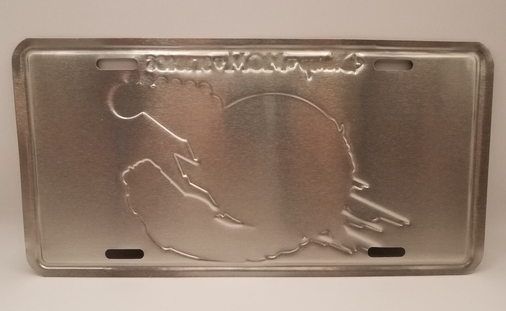 Disney MGM Studios Metal License Plate/ Sign Signed