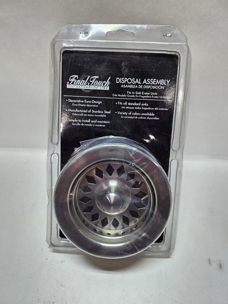 Final Touch B03401 Disposal Assembly Brushed Stainless