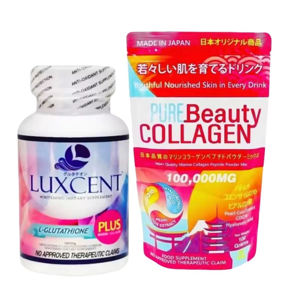 Pure Beauty Collagen + Luxcent Glutathione - Bundle!