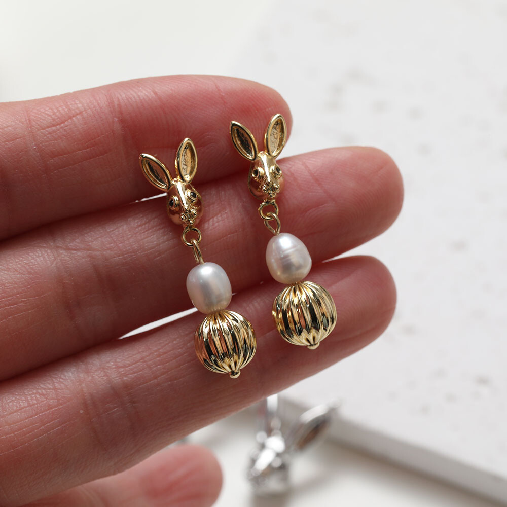 6pcs Rabbit Head Earring,Rabbit Stud Earring,Bunny Stud,Rabbit Earring Posts