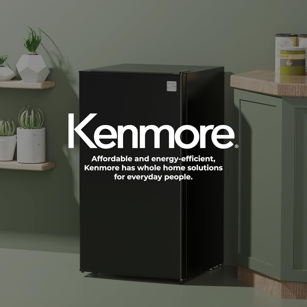 18" Compact Refrigerator with Chiller Compartment - Reversible Door, Adjustable