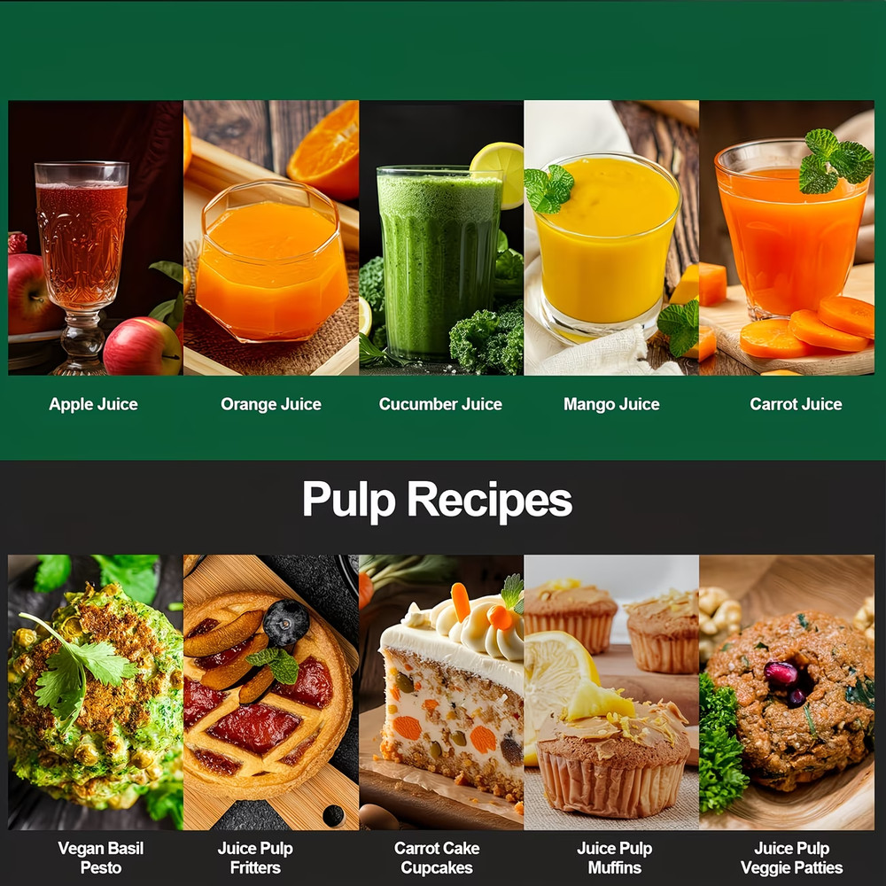 Multi-function Juicer, Juice Blender, Mixer, Food Processor, 3-inch Wide-mouth J