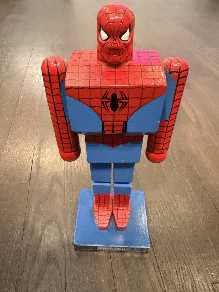 2007 Wood Spider-Marvel Nutcrackers Figurine Marvel RARE 🔥🔥🔥