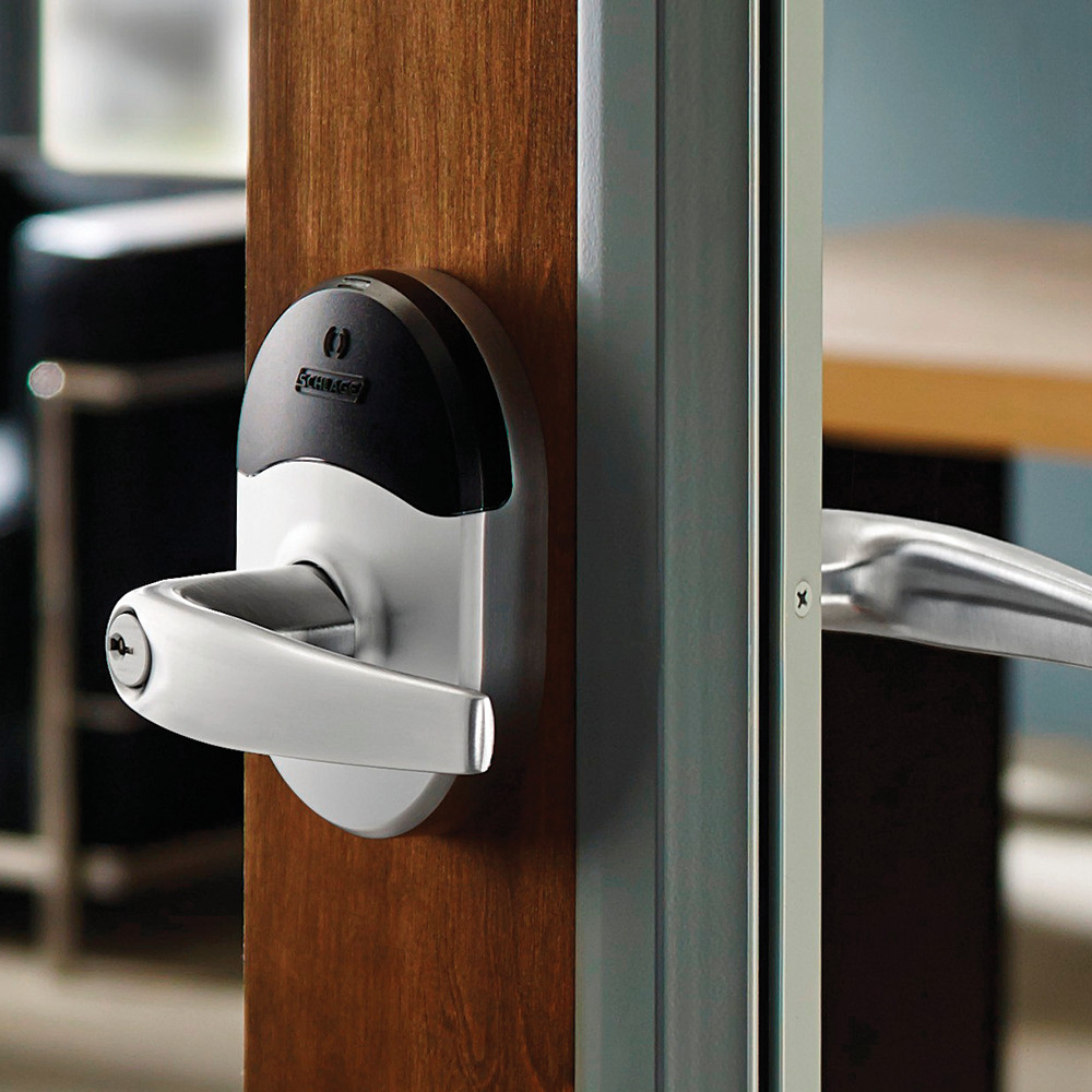 Schlage Door Handle - NDE Mobile Enabled Wireless Cylindrical Lock*