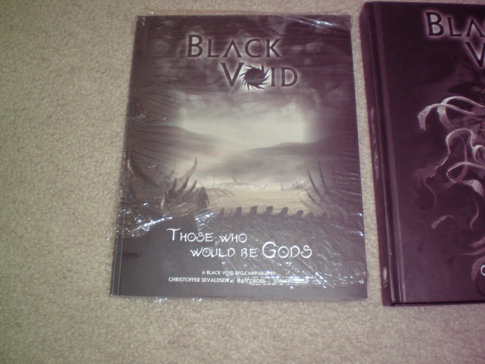 Black Void RPG: Core Rulebook, Screen, Those Who Would Gods Module Excellent