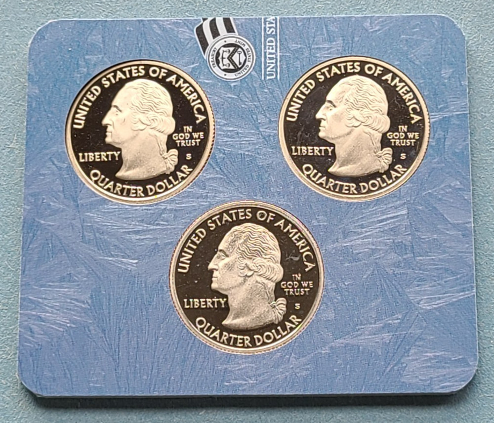 South Pacific Islands 3 Proofs / Quarter Set