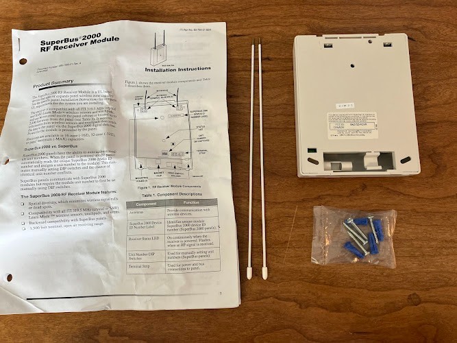 60-764-01-95R-16Z - SB2000 RF Receiver