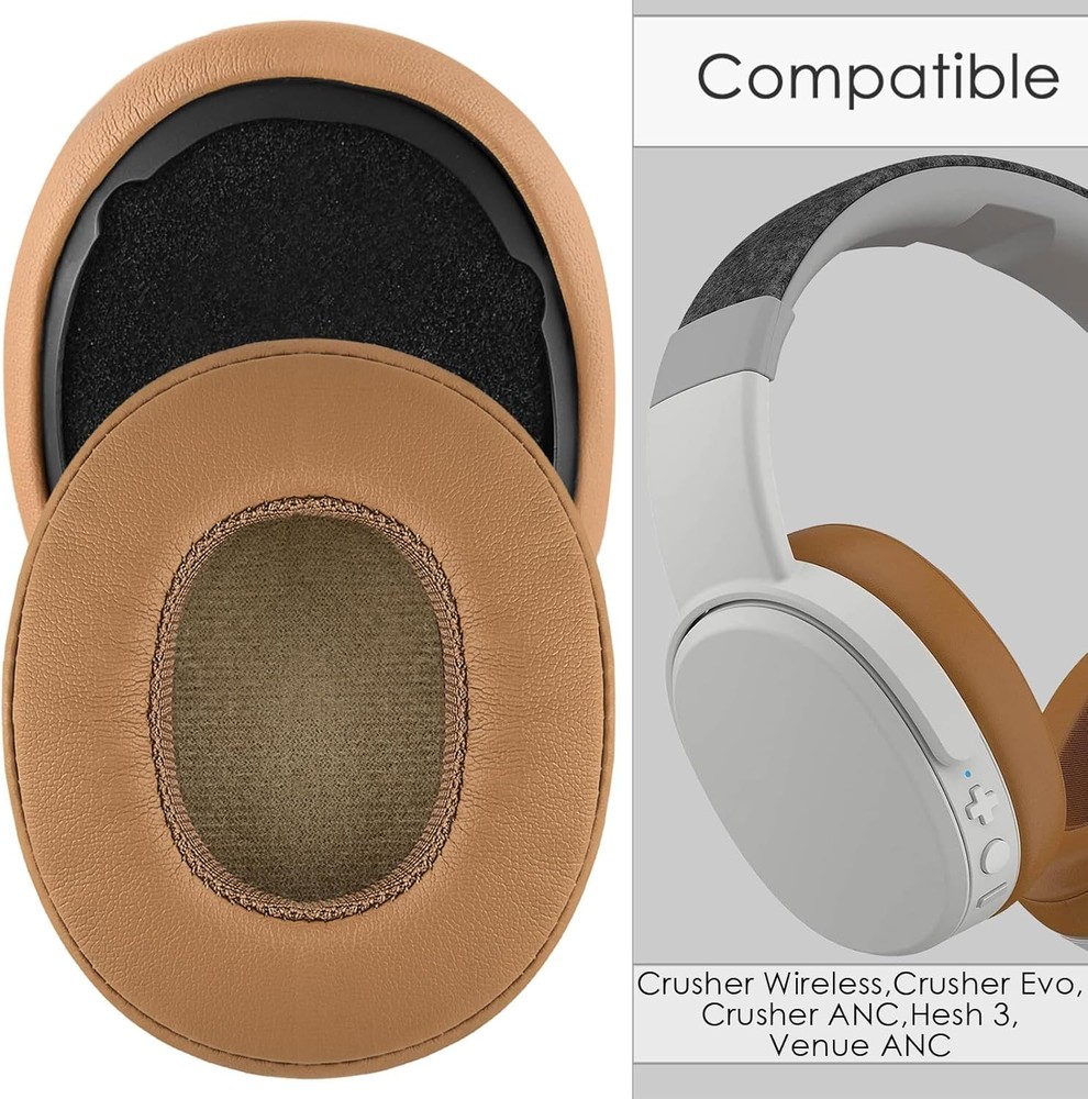 Replacement Ear Pads for Skullcandy Crusher Wireless/Crusher Evo/Crusher Anc/Hes