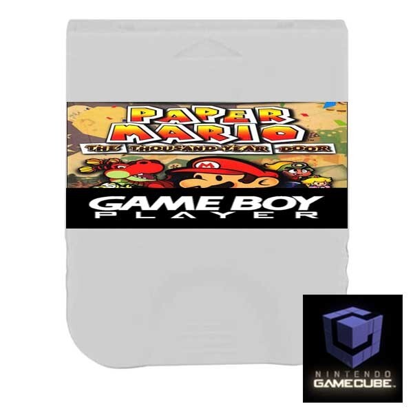 Paper Mario GBA GameBoy Player Loader Plug & Play GameCube Memory Card