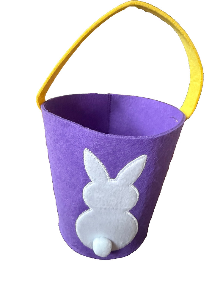 Hypercap Trading Company Purple Felt Easter Bucket