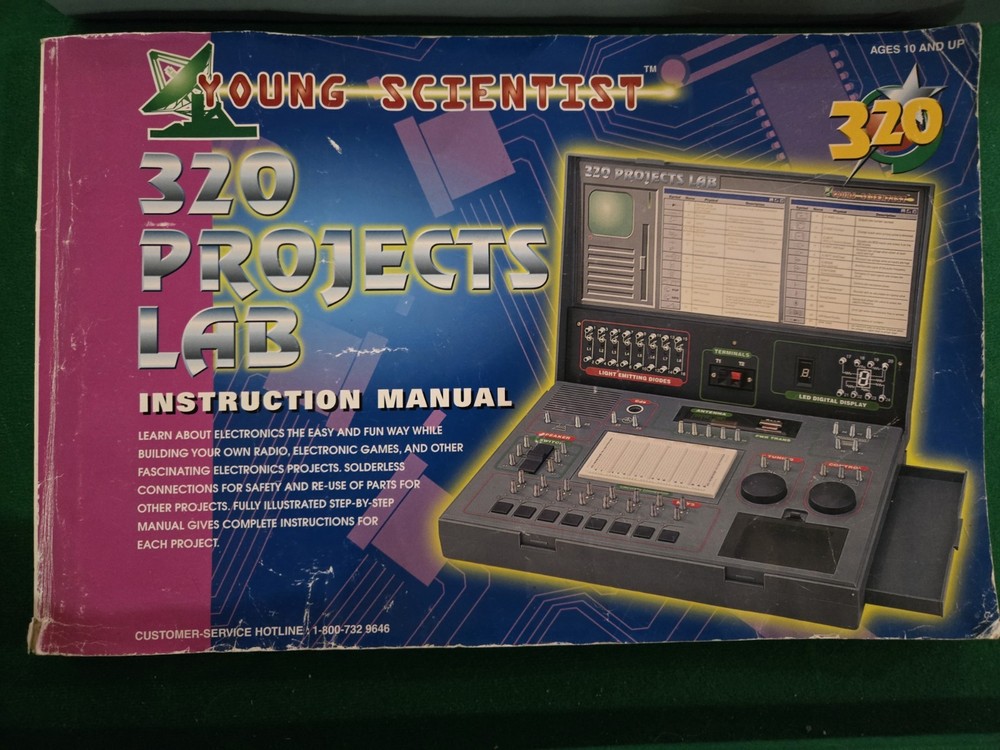 Young Scientist 320 Project Lab Electronics Radio Mixed: Used