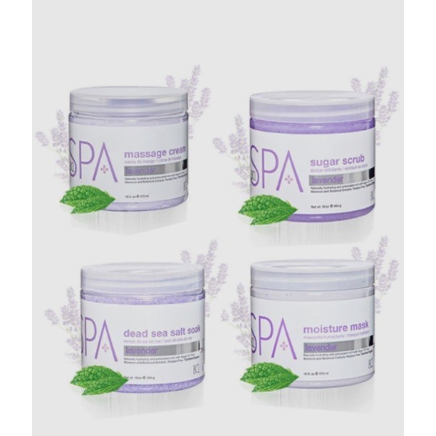 BCL SPA Lavender + Mint 4 Step Starter Kit