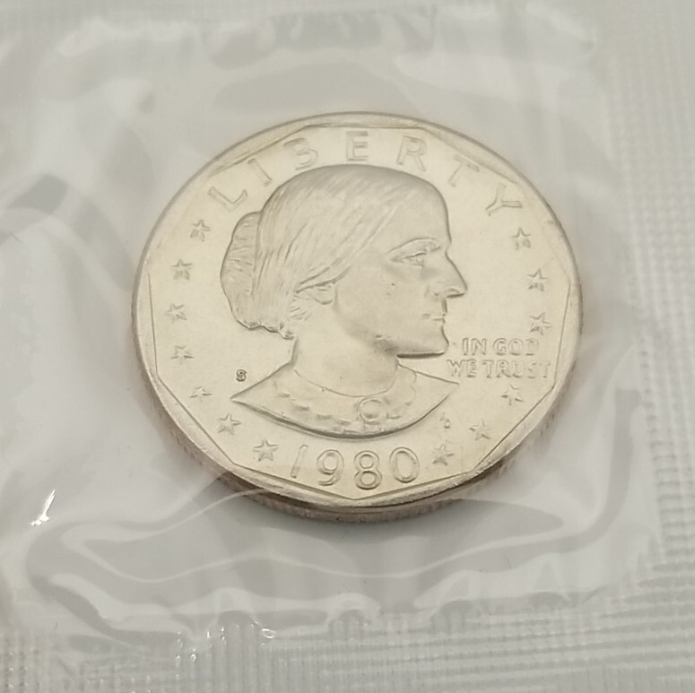 The 1980 Susan B. Anthony Dollar Souvenir Set #3715