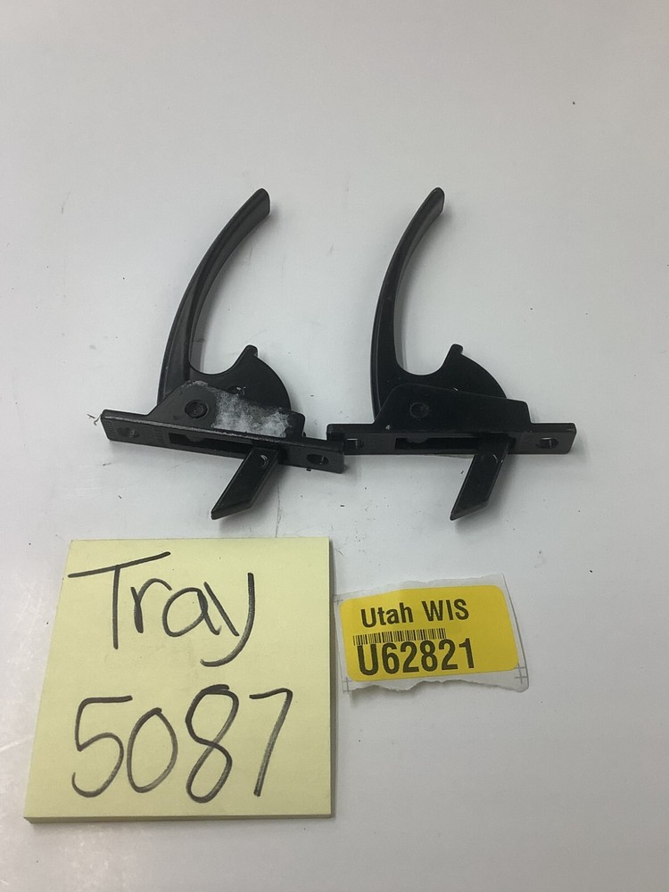 (QTY 2) Locking Casement Window Handle Black