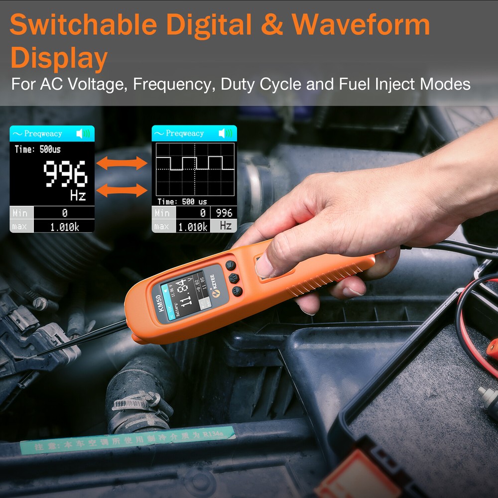 KM50 PowerScan 12/24V Electrical System Diagnosis Test Light Circuit Tester Tool