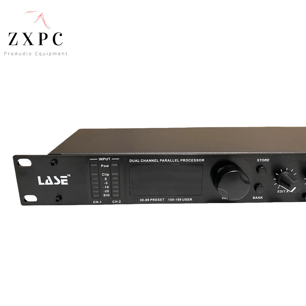 LASE DFX-2000 Digital 18 Bit Effect Processor 199 Pre Sets Reverb Delay Chorus