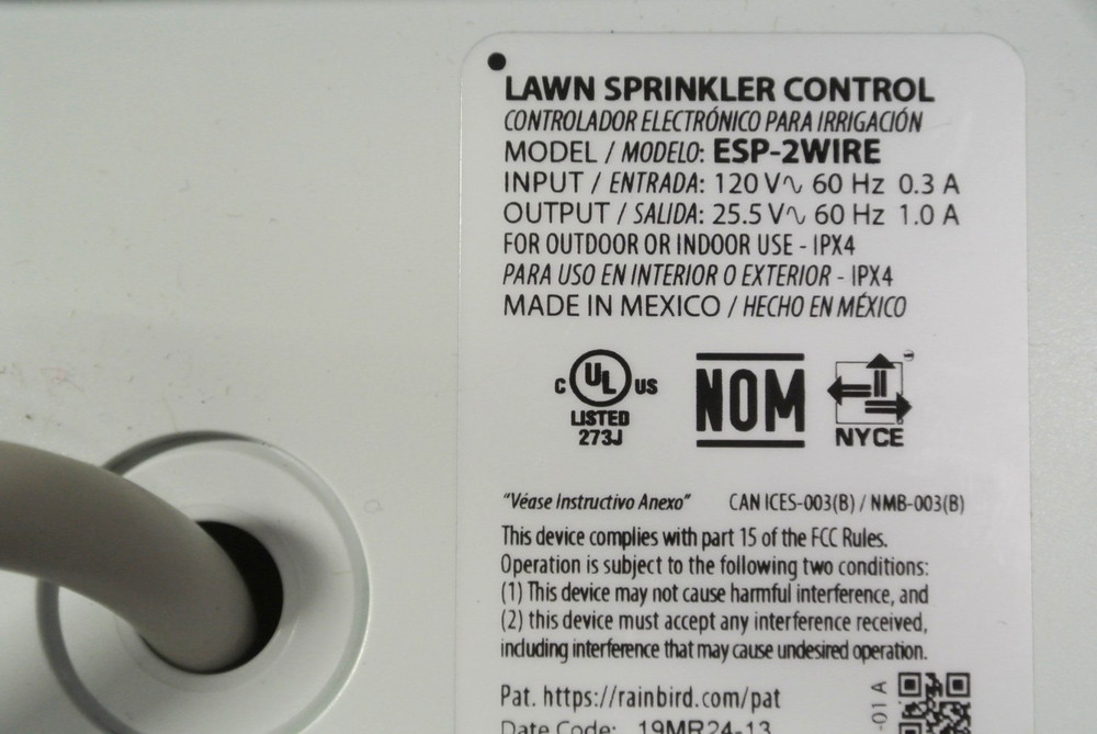 Rain Bird ESP-2WIRE 120vac 2 Wire Controller *READ DISCRIPTION*