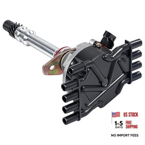 Complete HEI Ignition Distributor 65K High Voltage Coil Compatible with Chevy