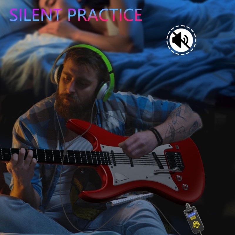 Professional Guitar Effects Processor with Reverbs Delay Overdrive for Electric