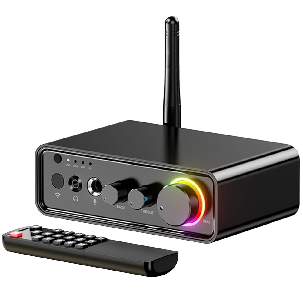 Bluetooth 5.3 Transmitter Receiver TV Home Stereo Audio Adapter 3.5mm AUX RCA