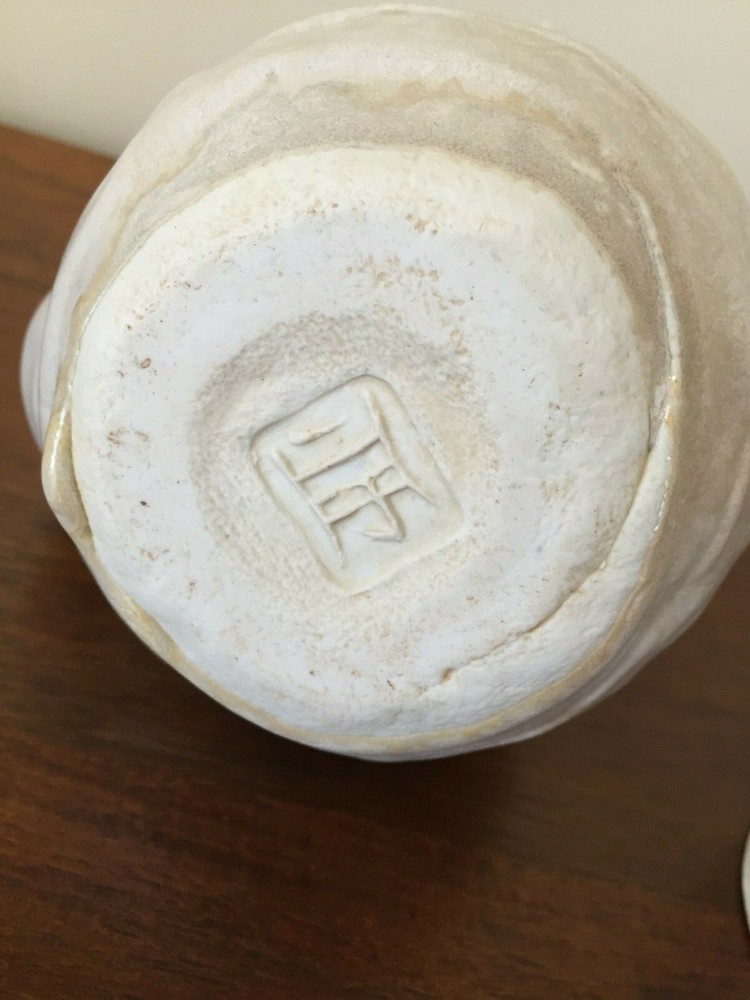 Studio Art Pottery Glazed Teapot & Cup Signed