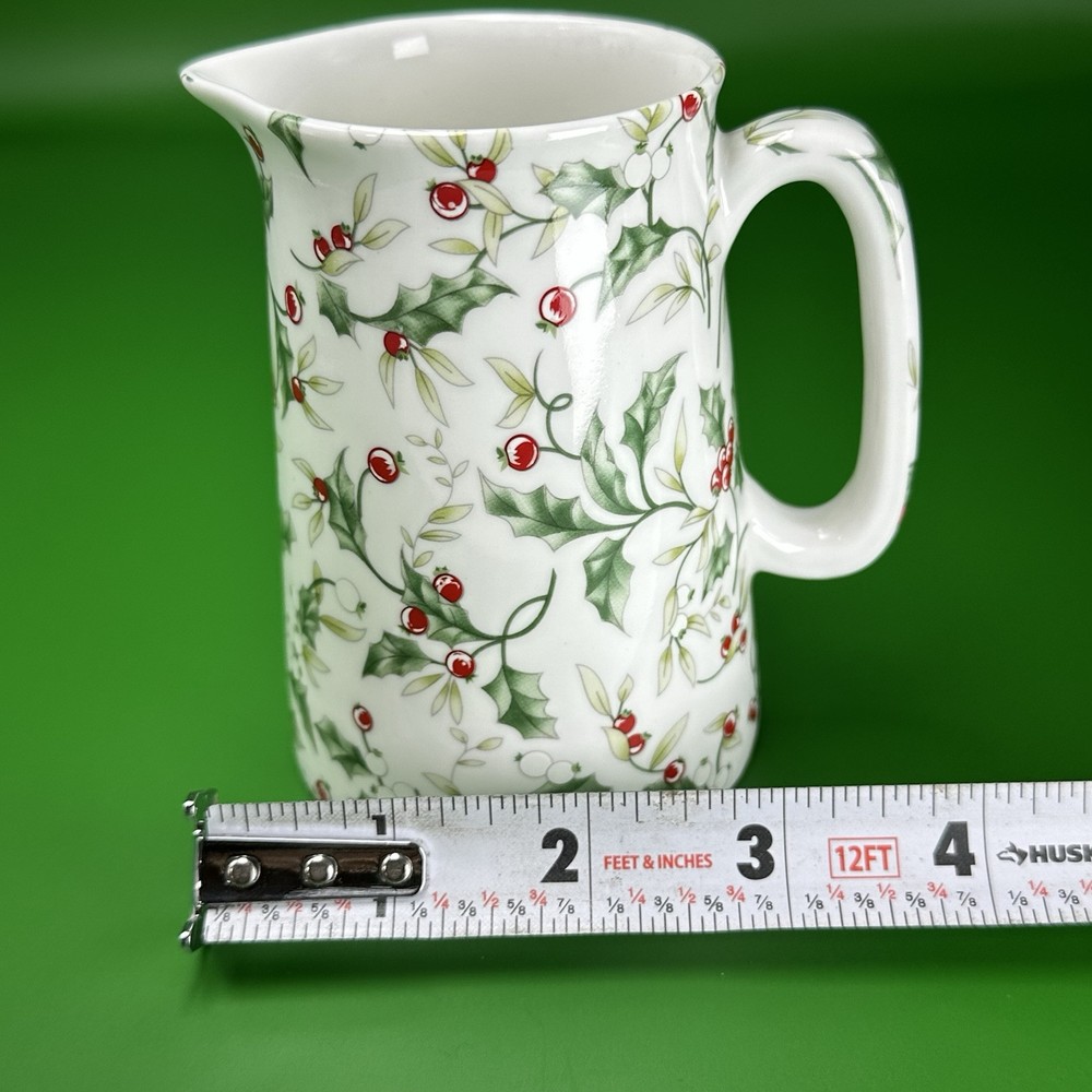 Reflections Fine Bone China Winterberry Pitcher small Gorgeous Pattern