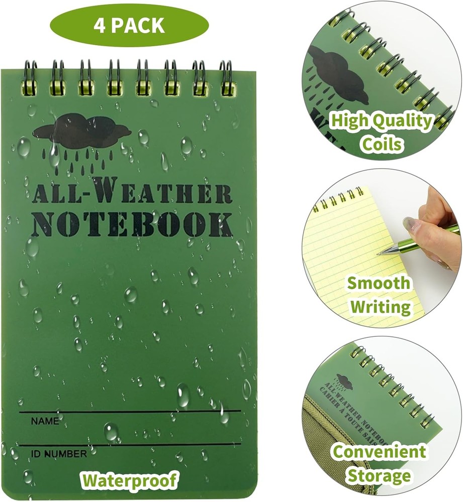 Write in the Rain Notebook 6 Pack Waterproof New