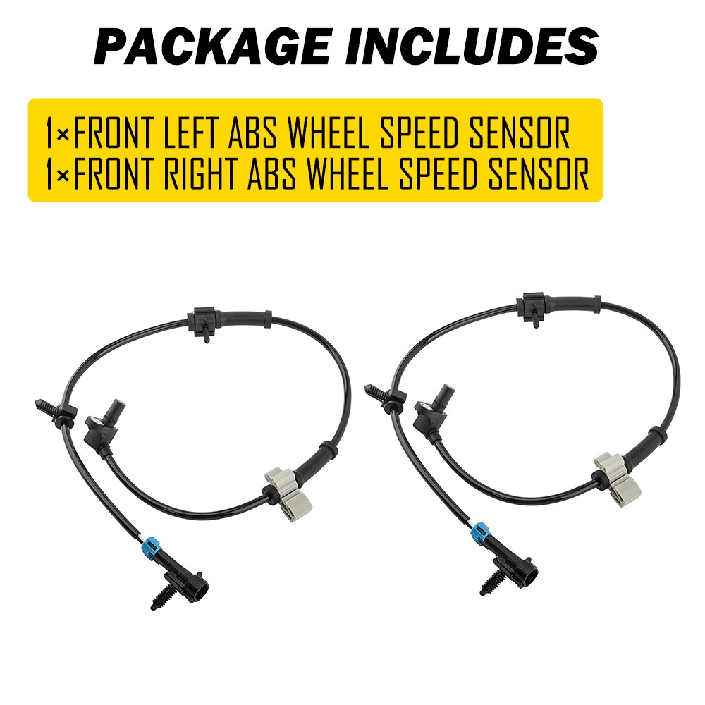 Front Left&Right ABS Wheel Speed Sensor For 1999-2007 Chevy Silverado 1500 2500