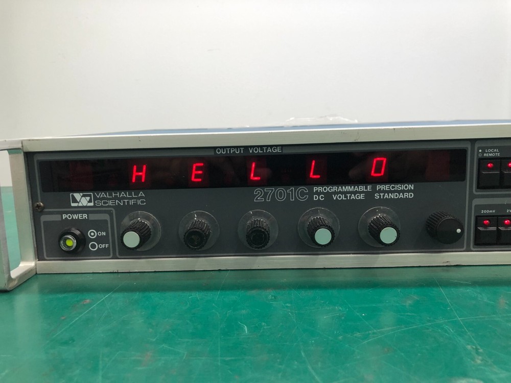 Valhalla 2701C Precision Programmable DC Voltage Standard/Calibrator