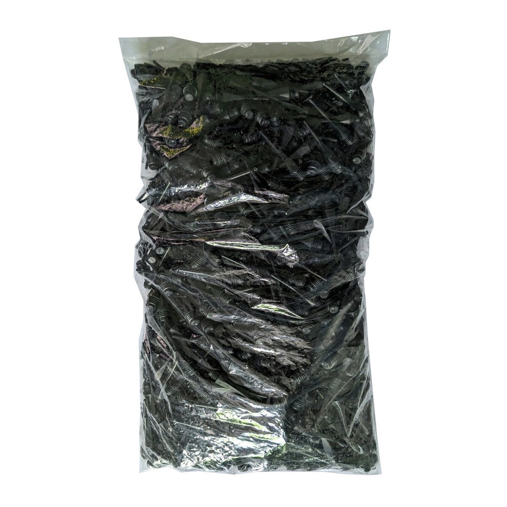 Shelti Dart Tips - Black - 1/4" - Bagged - 1000 Tips/Bag