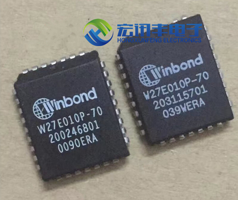 WINBOND W27E010P-70 PLCC-32 x8 EEPROM #96-9