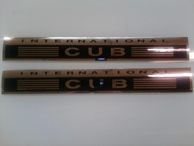 International Cub Decals