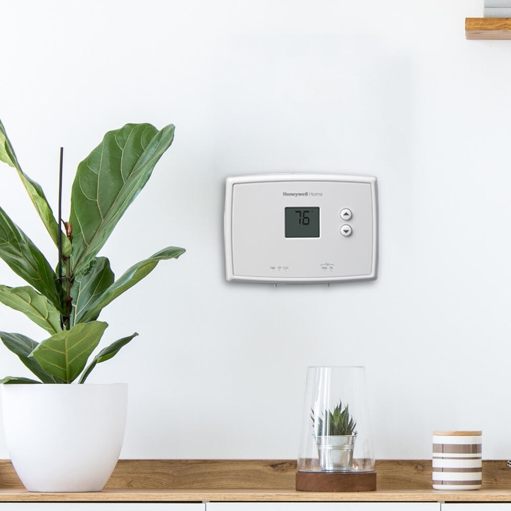 8" Digital Non Programmable Thermostat 1 Stage Heat Cool Temperature Control