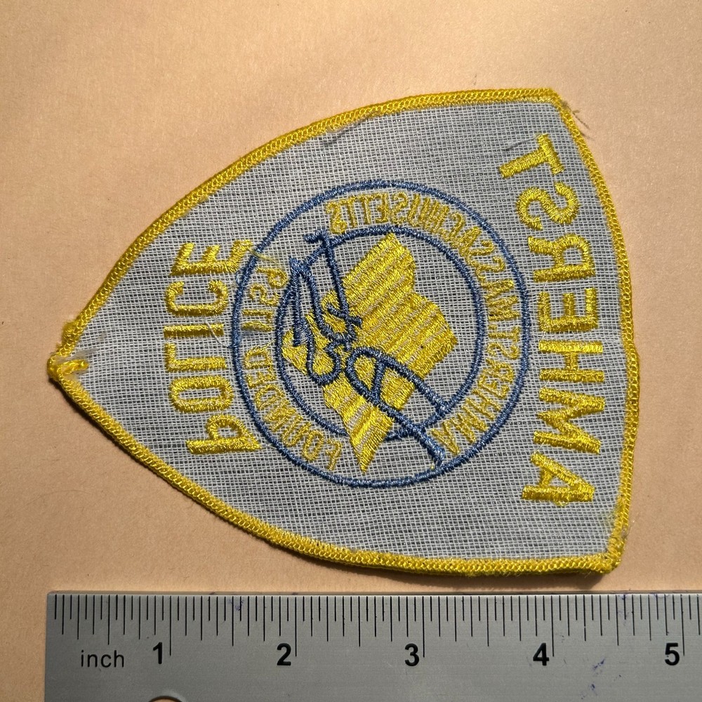 Amherst Massachusetts MA Police patch