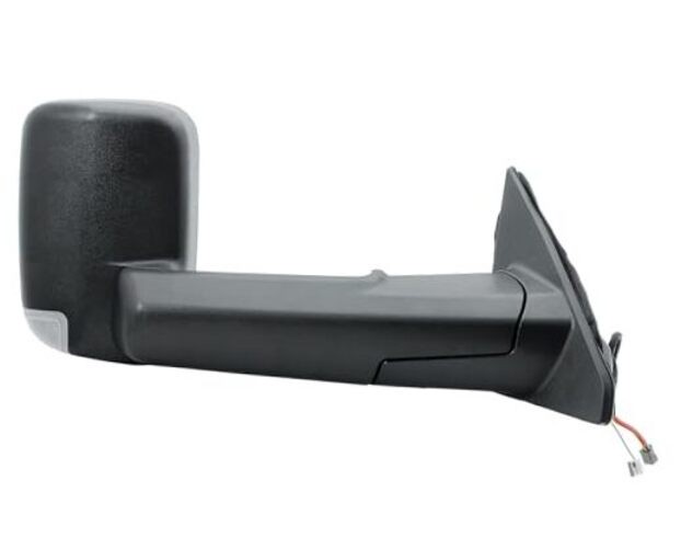 Replacement Passenger Right Side Door Towing Mirror Black Passenger (RH) Side
