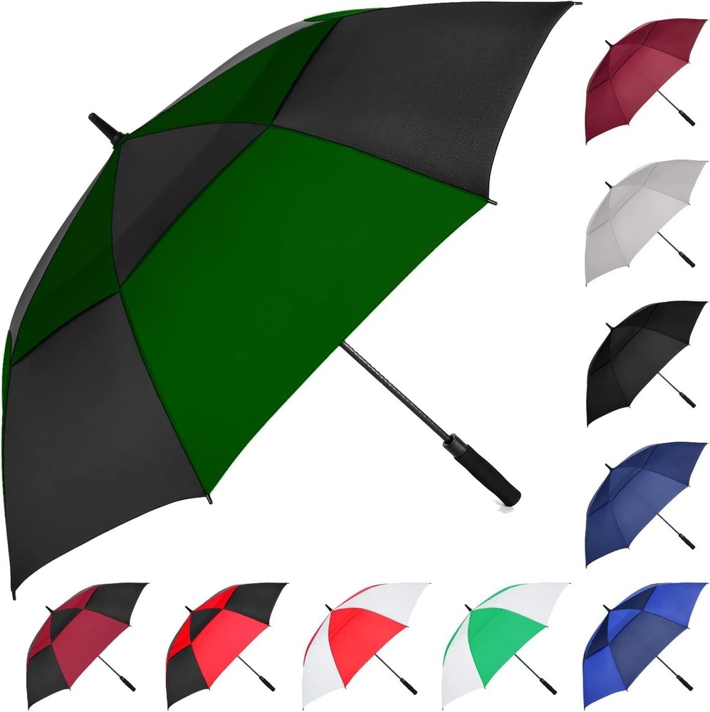 Oversize Double Canopy Golf Umbrella Waterproof 68 Inch