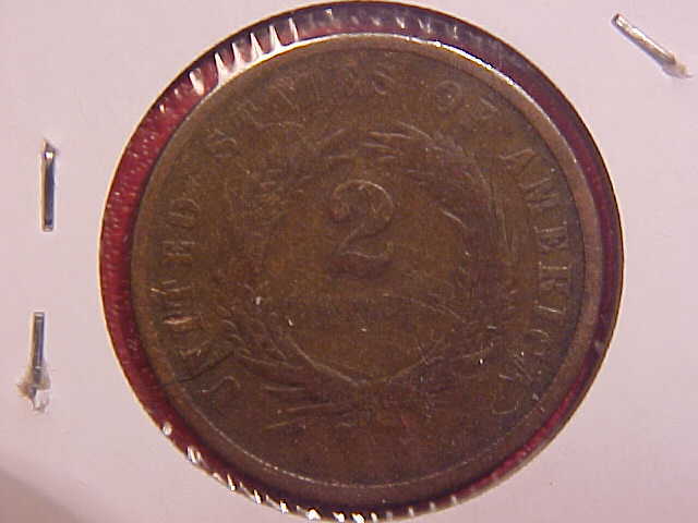 1867 P TWO CENT PIECE - VG - SEE PICS! - (N4263)