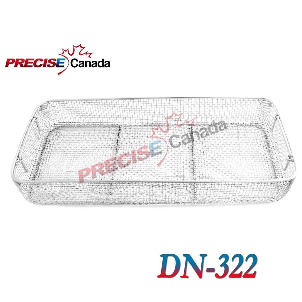 Sterilizing Trays Micro Tray Drop Handle 21 X 10" X 3" Mesh Box DN-322