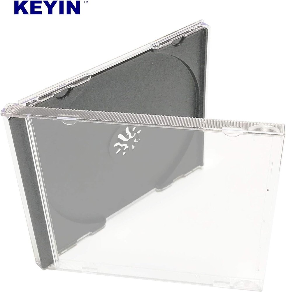 Standard Black CD Jewel Case - , 10 Pack
