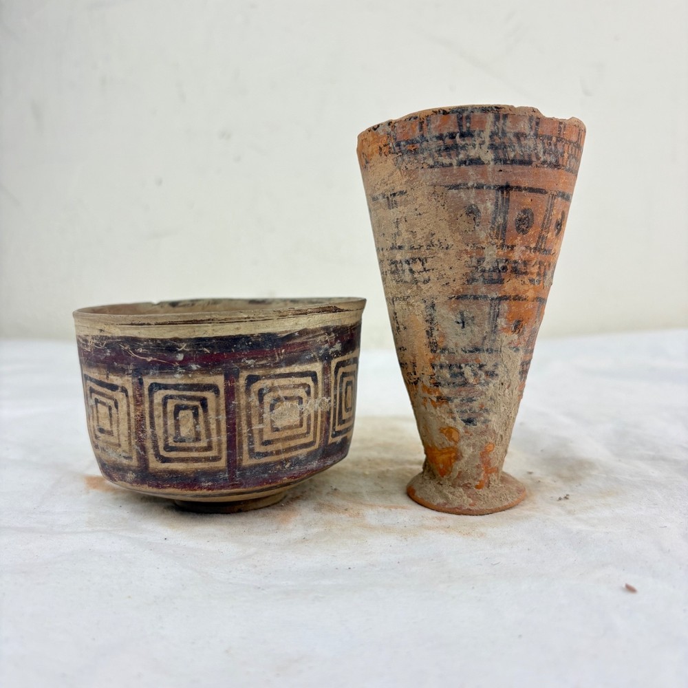 Pair of Ancient Indus Valley Pottery