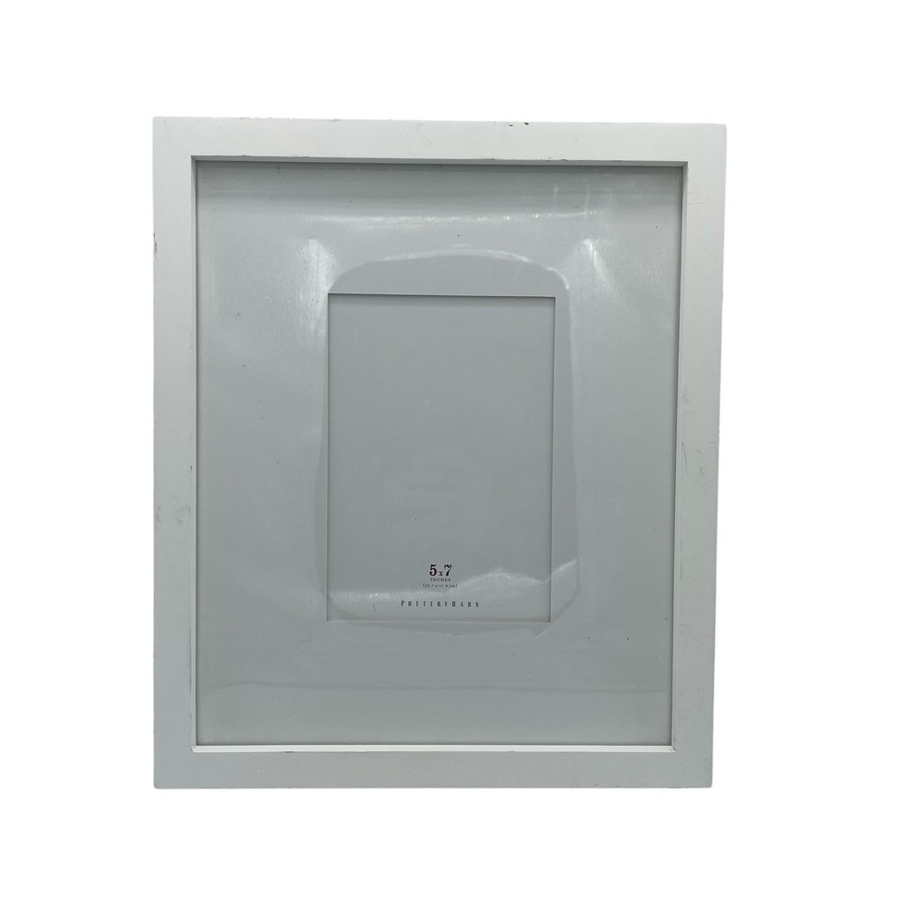 Pottery Barn White 5 x 7 Picture Frame