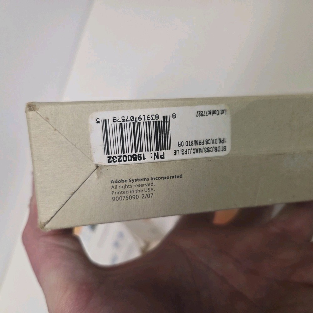 Adobe Creative Suite 3 Design Premium, 3 Disc Set, Box & Paperwork