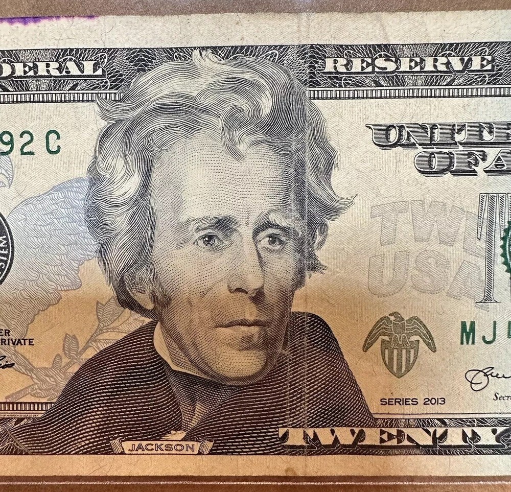 $20 BILL INK MARK ERROR RARE