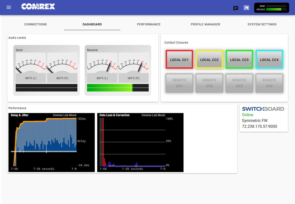 Comrex ACCESS Codec AES Audio Over IP Endpoint AAC Internet AoIP w/ TS License