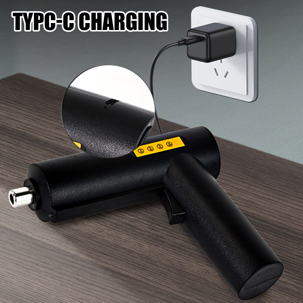 Handheld Cordless Drill Electric Screwdriver Drill Driver Bits Rechargeable Kit