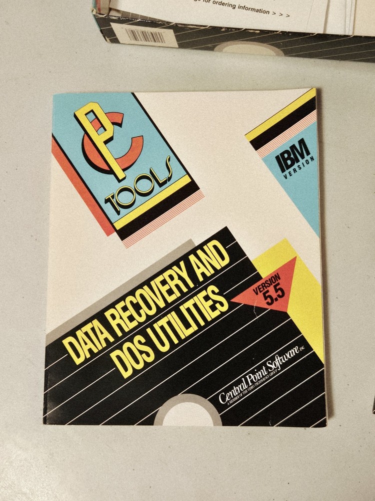 1989 Central Point PC Tools Deluxe Version 5.5 dBase, 123 Viewers, w/5¼" & 3½"