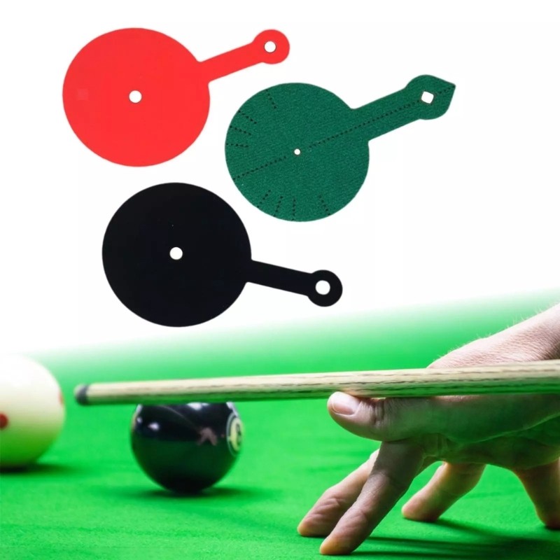 3Pcs Billiard Aim Trainer Mat Billiards Aiming Practice Stickers Training Pad