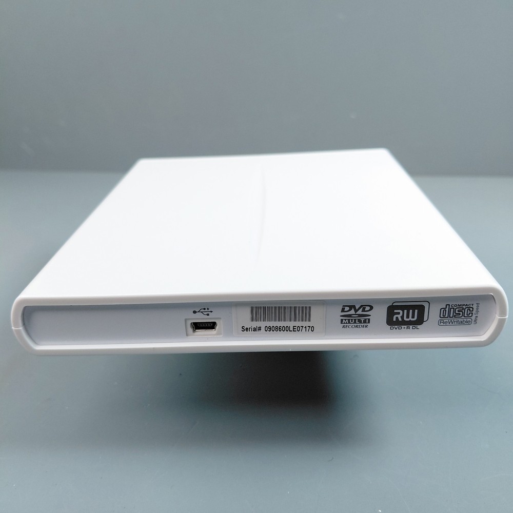 Memorex External DVD / CD Recorder Writer White.