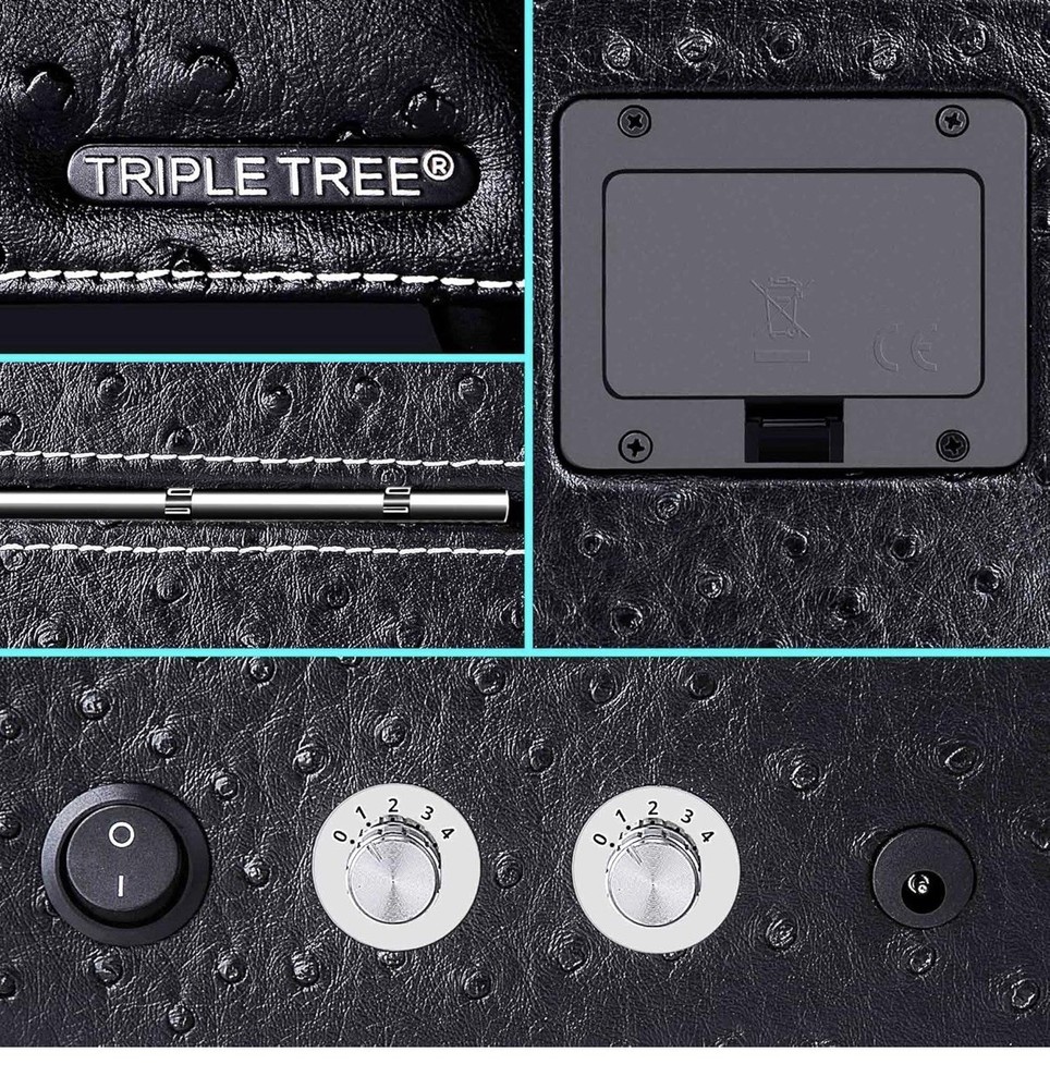 Triple Tree Double Watch Winder for Automatic Watches